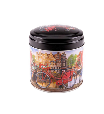 Stroopwafel Tin Bike on Bridge