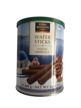 Feiny Biscuits Wafer Sticks Cocoa Hazelnut Tin 400g