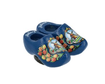 Buy blue Wooden Shoe Magnets