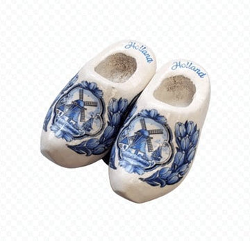 Buy delft-blue Wooden Shoe Magnets