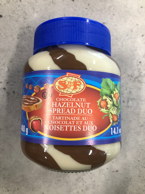 S&F Hazelnut Chocolate Duo 400g