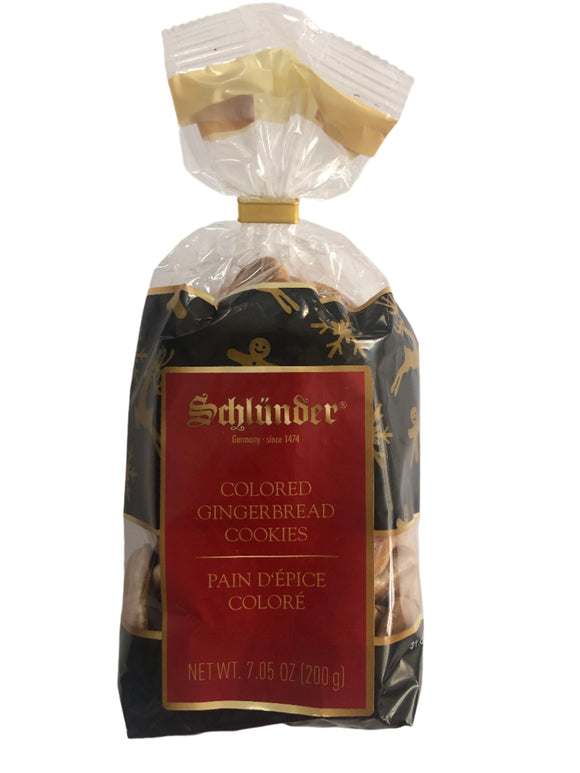 Schluender Colored Gingerbread Cookies 200g