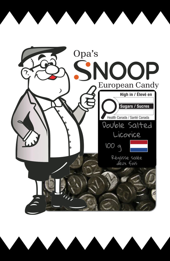 Snoop Double Salted Licorice 100g