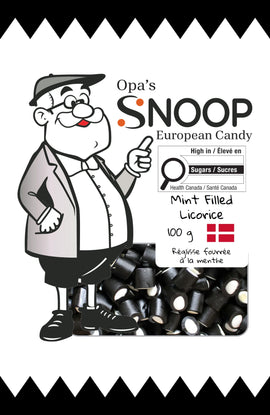 Snoop Mint Filled Licorice 100g