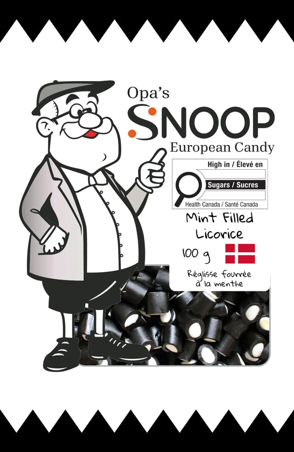 Snoop Mint Filled Licorice 100g