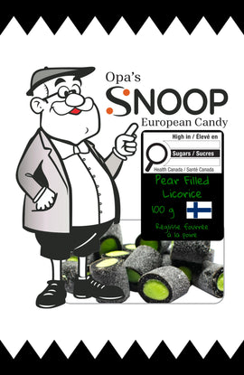 Snoop Pear Filled Licorice 100g