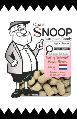 Snoop Salty Salmiak Hard Bites 100g