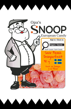 Snoop Sour Peach Dragonfruit 90g