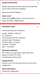 Tony's Chocolonely Chocolate Letters 180g-3