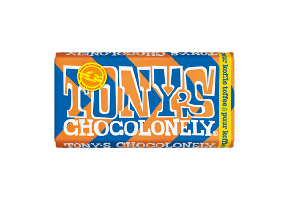 Tony's Chocolonely Bars Dark Coffee Toffee 180g