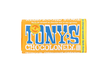 Tony's Chocolonely Bars Dark Lemon Caramel 180 g - Dutchy's European Market