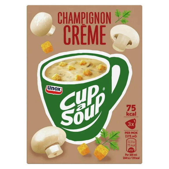 Unox Cup of Soup Mushroom 3pk 51g