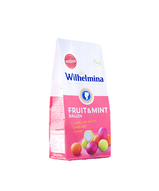 Wilhelmina Fruit & Mint Balls Bag 200g