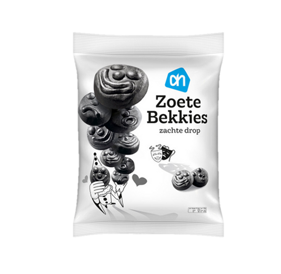 ah sweet soft licorice faces 600g