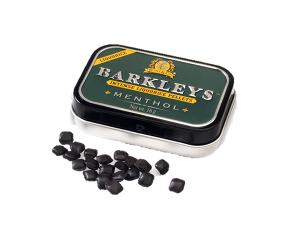 Barkleys Intense Licorice Pellets Menthol 16g