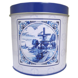 Stroopwafel Tin Delfts Blue