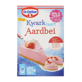 Dr.Oetker Strawberry Quark Cake Mix with Crust 440g - Dutchy's European Market