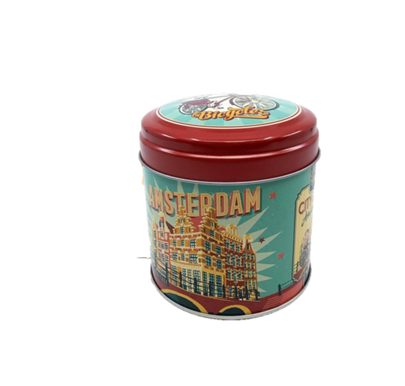 Stroopwafel Tin Vintage Amsterdam - Dutchy's European Market