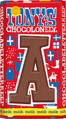 Tony's Chocolonely Chocolate Letters 180g-4