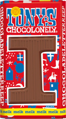 Tony's Chocolonely Chocolate Letters 180g-12