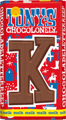 Tony's Chocolonely Chocolate Letters 180g-14