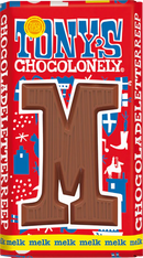 Tony's Chocolonely Chocolate Letters 180g-15
