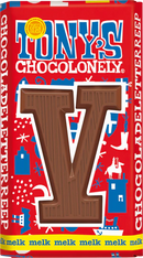 Tony's Chocolonely Chocolate Letters 180g-25