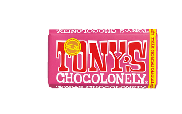 Tony's Chocolonely Bars Milk Caramel Biscuit 180 g - Dutchy's European Market