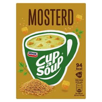 Unox Cup of Soup Mustard 3 pce 60g - Dutchy's European Market
