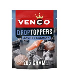 Venco Droptoppers Soft and Salmiak 205g - Dutchy's European Market