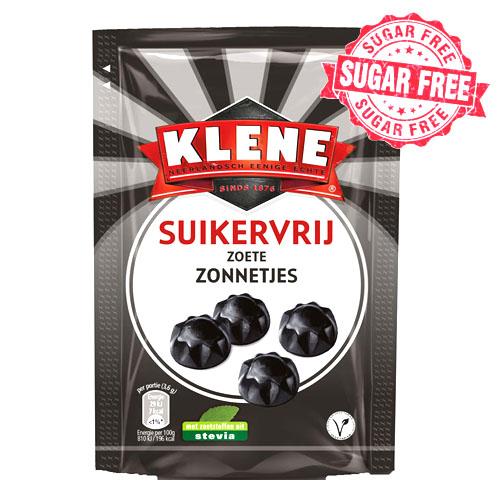 Klene Zonnetjes (sun shaped) Sugar Free Licorice 100 g - Dutchy's European Market