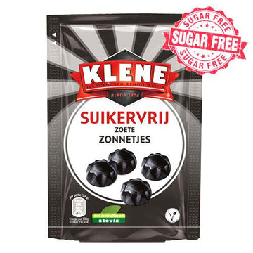 Klene Zonnetjes (sun shaped) Sugar Free Licorice 100 g - Dutchy's European Market