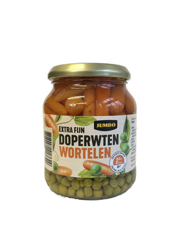Jumbo Green Peas & Carrots 370ml - Dutchy's European Market