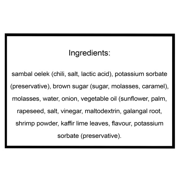 Conimex Sambal Brandal (baked red pepper sauce)  200ml - Dutchy's European Market