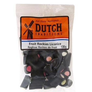 Dutch Tradition Fruit Rockies Licorice 90g - Dutchy's European Market