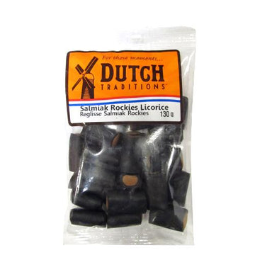 Dutch Tradition Salmiak Rocks Licorice 90g - Dutchy's European Market