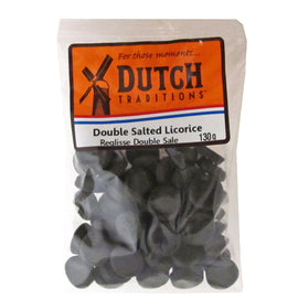 Dutch Tradition Double Salt Licorice 130g - Dutchy's European Market