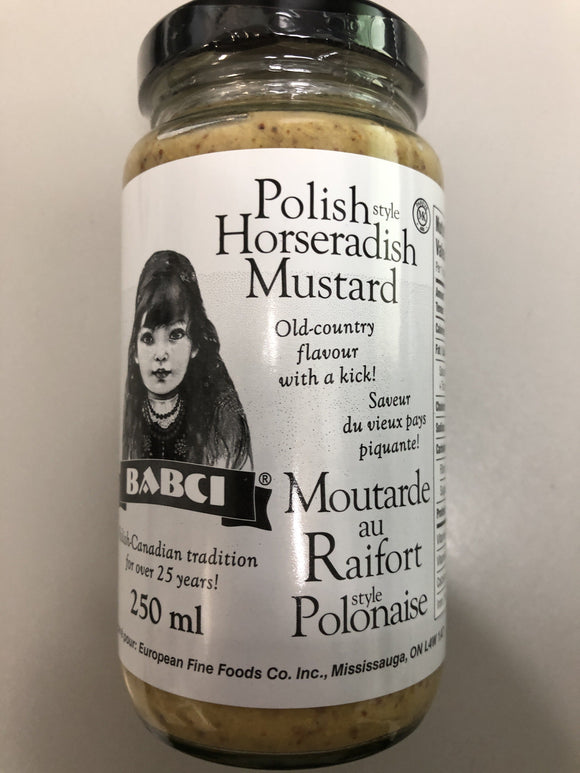 Babci Horseradish Mustard 250ml - Dutchy's European Market
