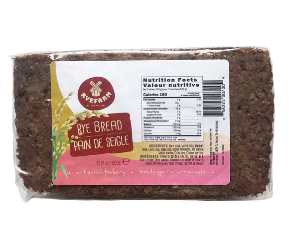 Ryefarm Rye Bread Pumpernickel (Roggebrot) 500g | Dutchy's European Market