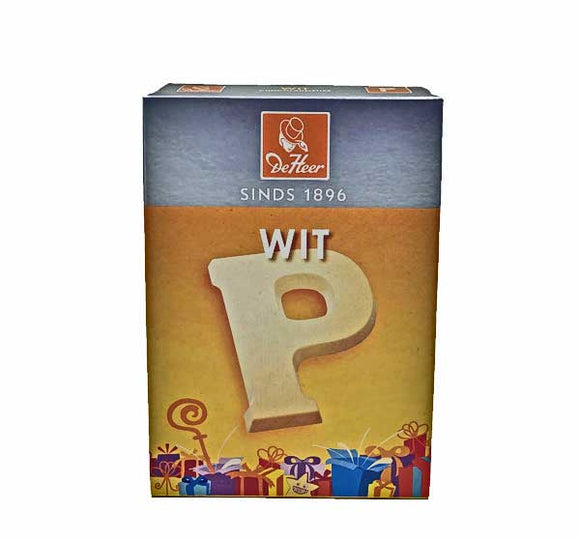 De Heer White Chocolate Letters 65 g - Dutchy's European Market
