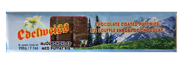 Edelweiss Chocolate Coated Puffed Rice 200g - Dutchy's European Market