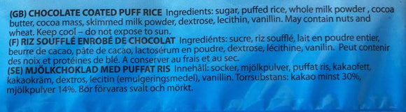 Edelweiss Chocolate Coated Puffed Rice 200g - Dutchy's European Market