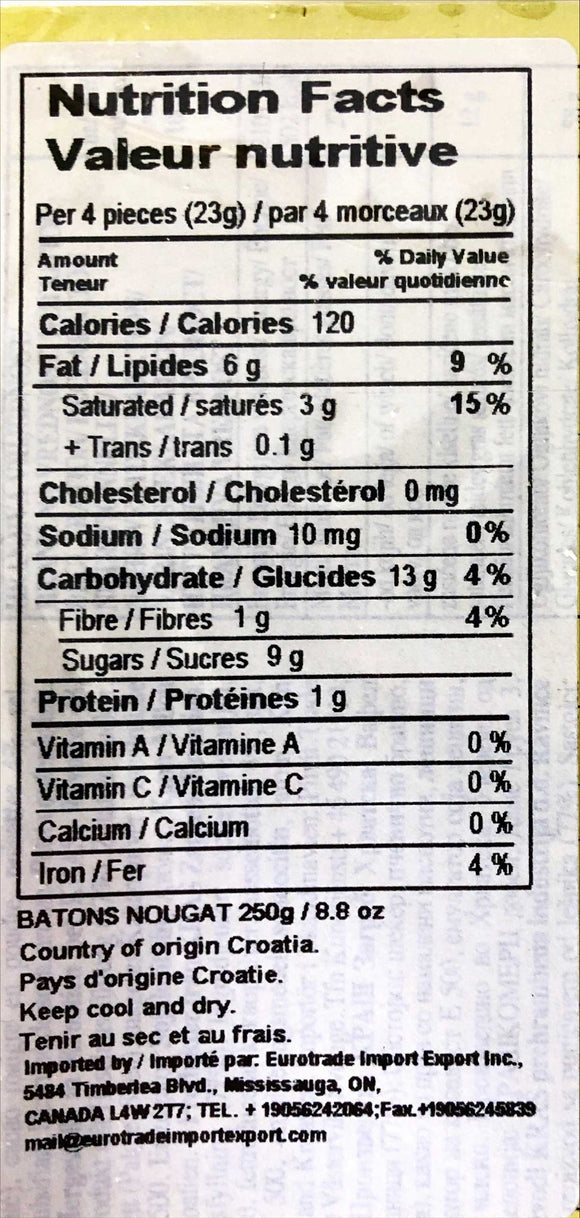 Kras Nougat Batons 250g - Dutchy's European Market