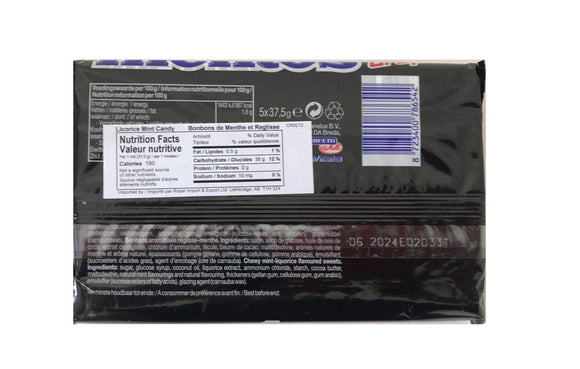 Mentos Licorice Mints 5pk (5 x 37.5g) - Dutchy's European Market